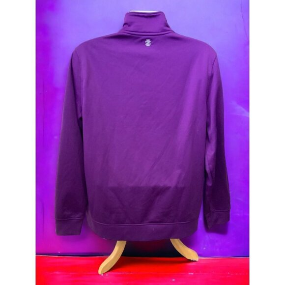 Izod mens Performance Golf pullover partial zip long sleeve top Large - Picture 5 of 8